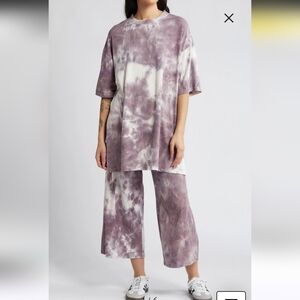 Dressed in LALA Purple Tie-Dye Set